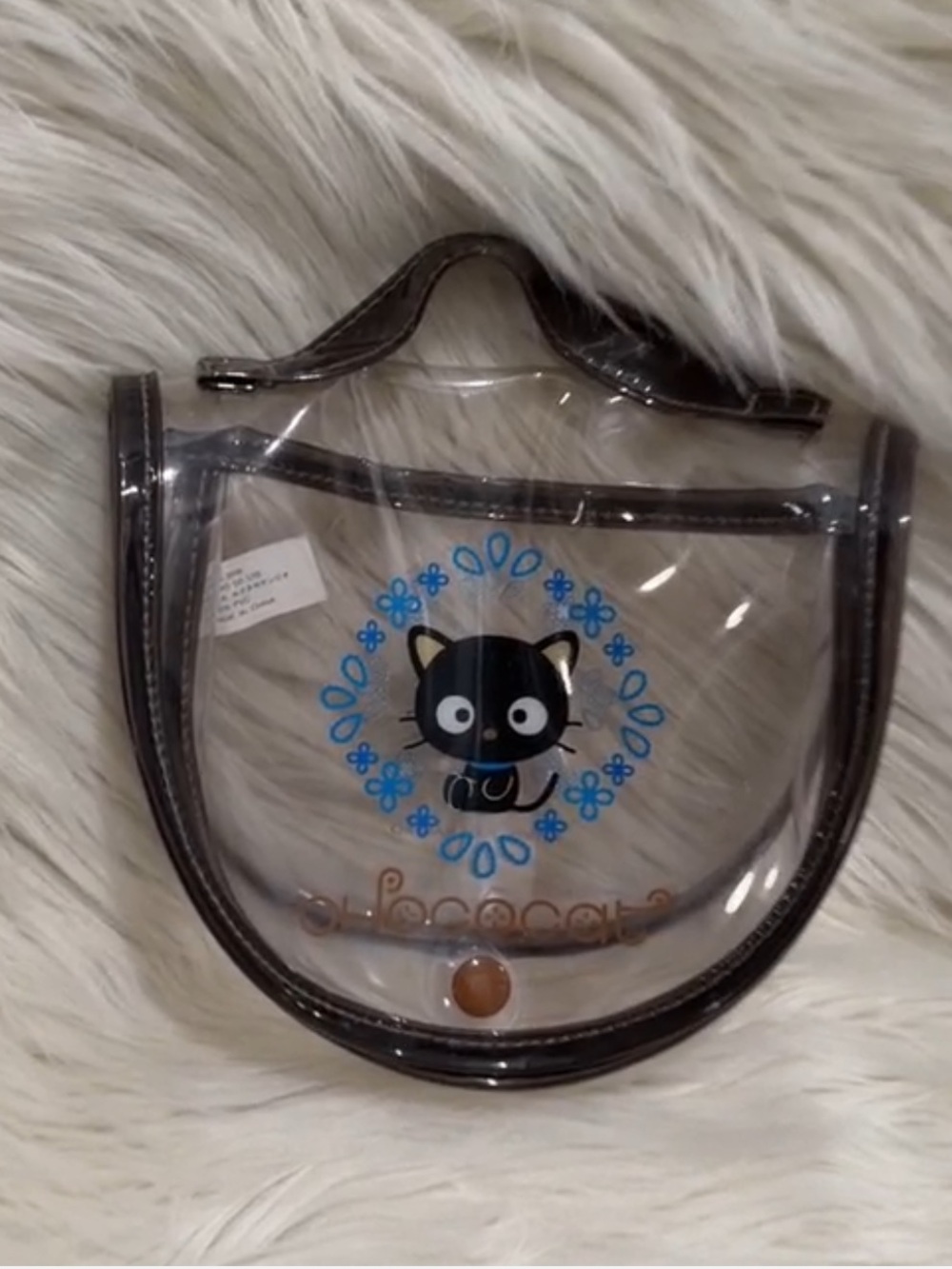 Chococat Vintage Y2K CLEAR BAG Sanrio Hello Kitty Friend